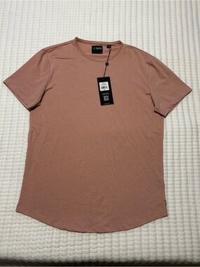 New Cuts Clothing Men's Dusty Rose Crew Neck Tee Medium